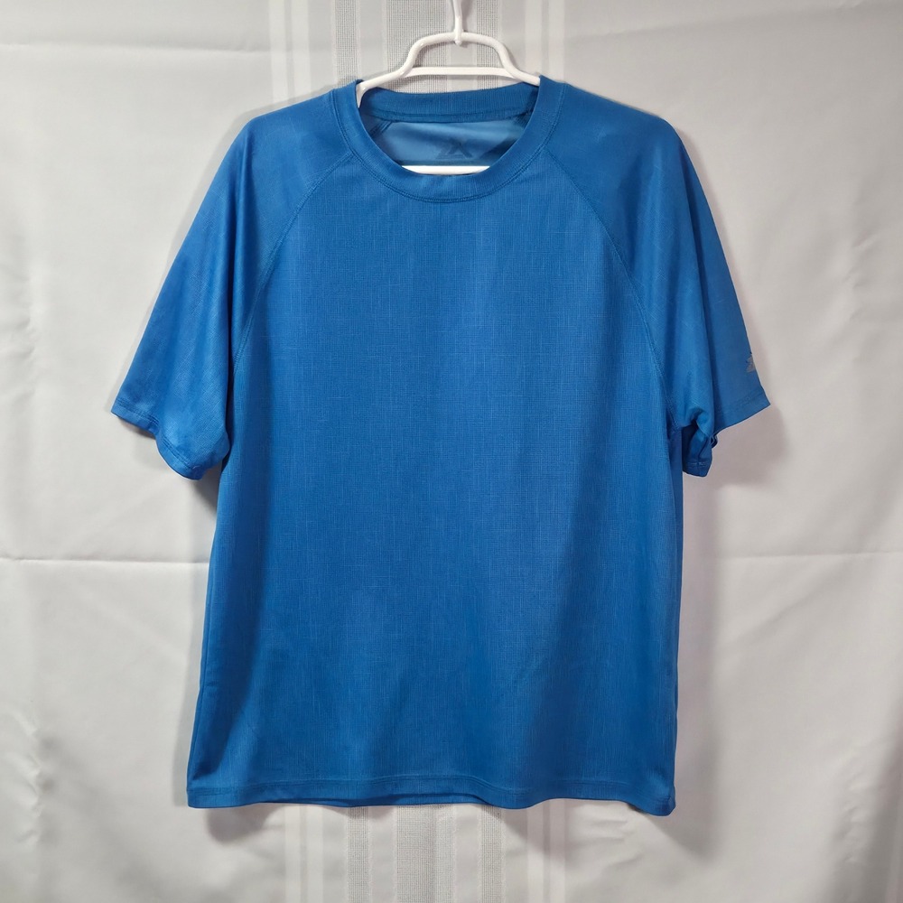 Zeroxposur Performance Tee Mens Large Blue UPF 50+ Active Short Sleeve Shirt
